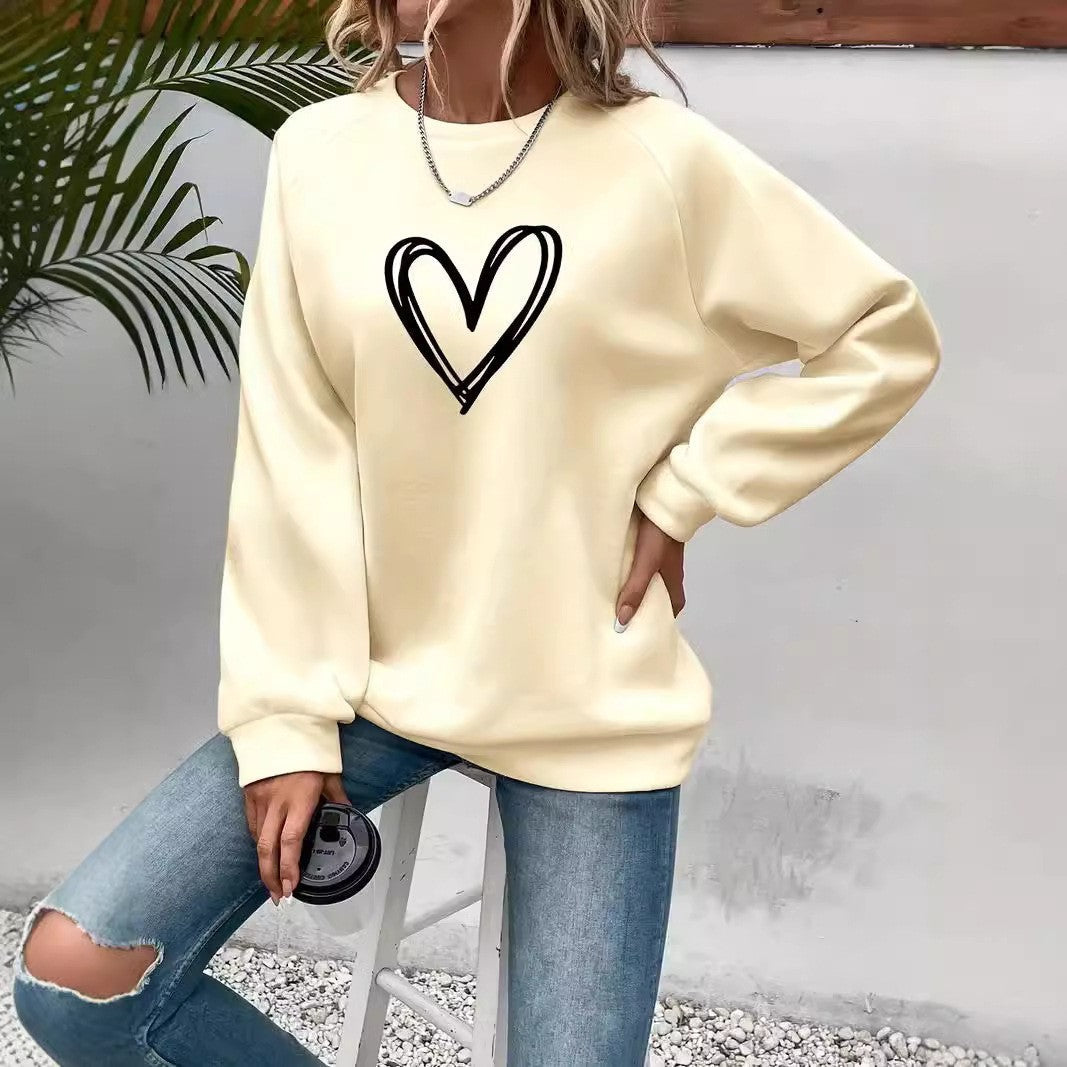 Drune | Print Rundhals-Langarmsweatshirt