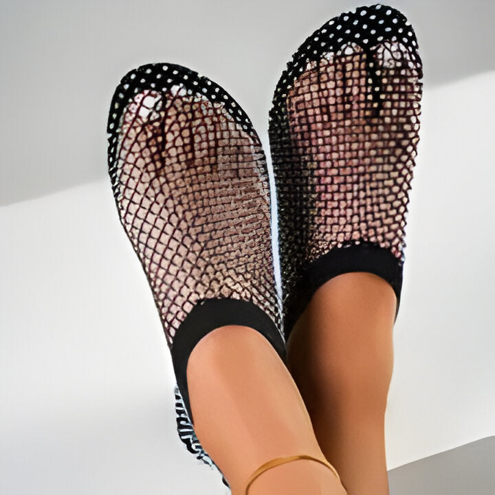 Andrea | Flache Schuhe mit Strassdekor für Frauen Drune
