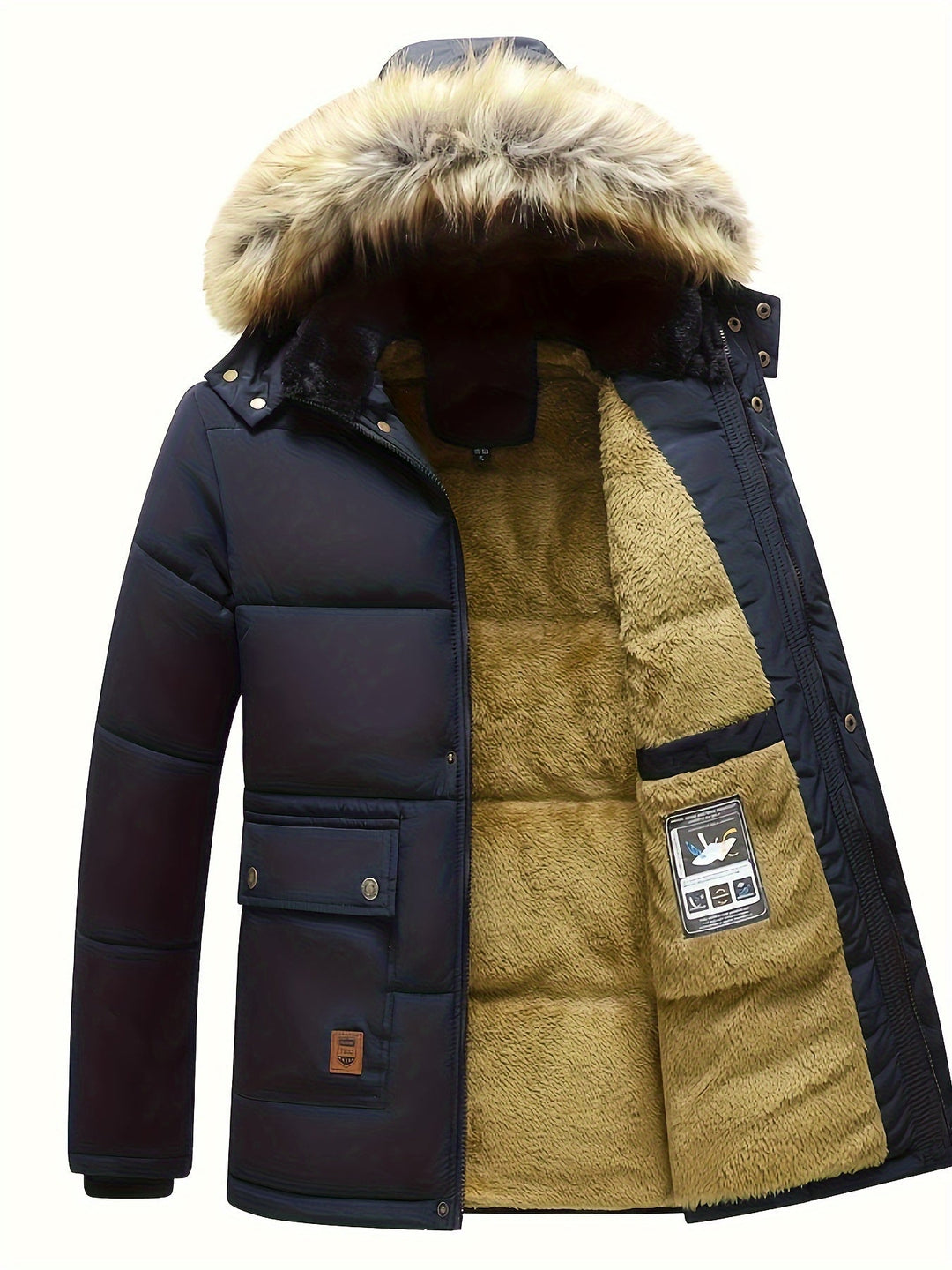 Drune | Casual Wendbare Gepolsterte Winter Jacke Für Herren - Perfekt für Outdoor-Aktivitäten