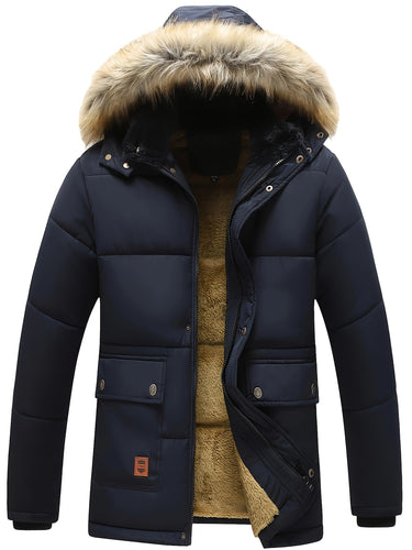 Drune | Winterjacke, gepolstert, wendbar und warm für Männer - Perfekt für Aktivitäten im Freien