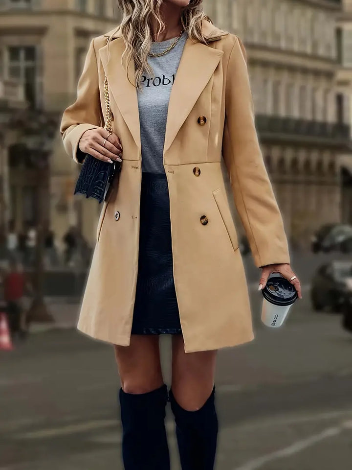 Drune | Zweireihiger Ubermantel für Damen