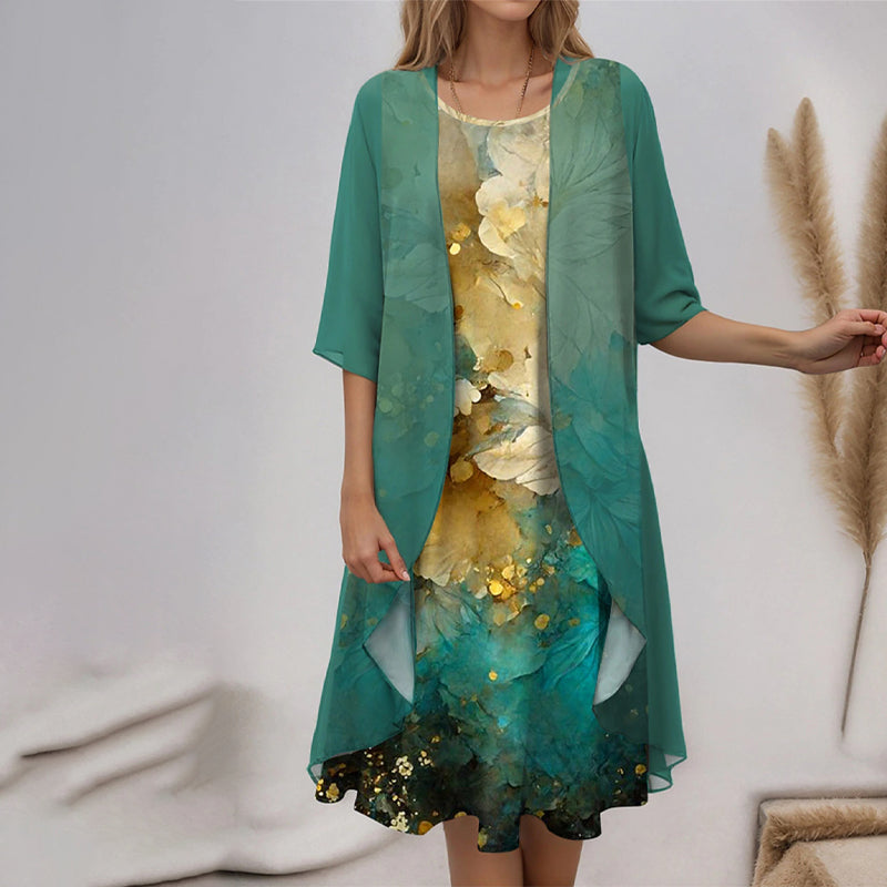 Drune | Chic & Bequem Blusen Und Kleid Ensemble