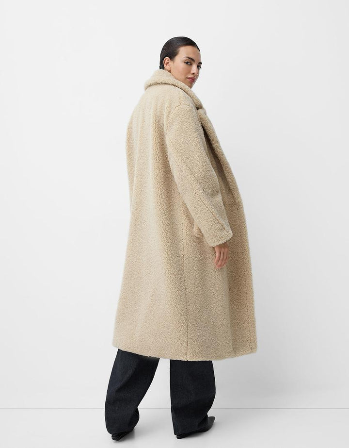 Drune | Langer Damen-Teddy-Mantel Warme