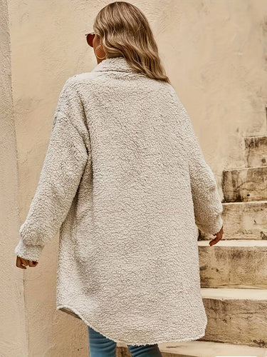 Drune | Teddyjacke mit Knöpfen