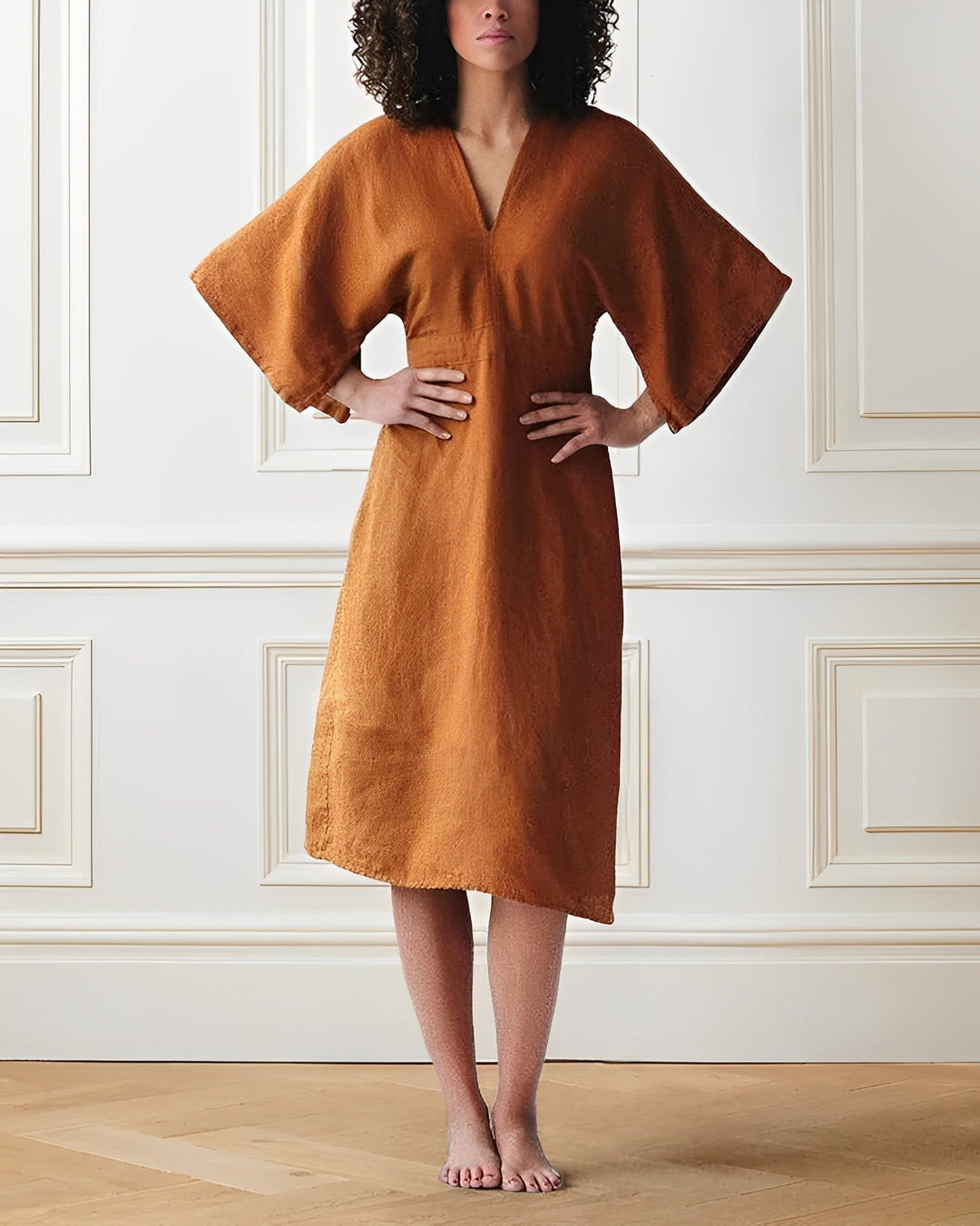 Drune | Elegantes Leinenkleid