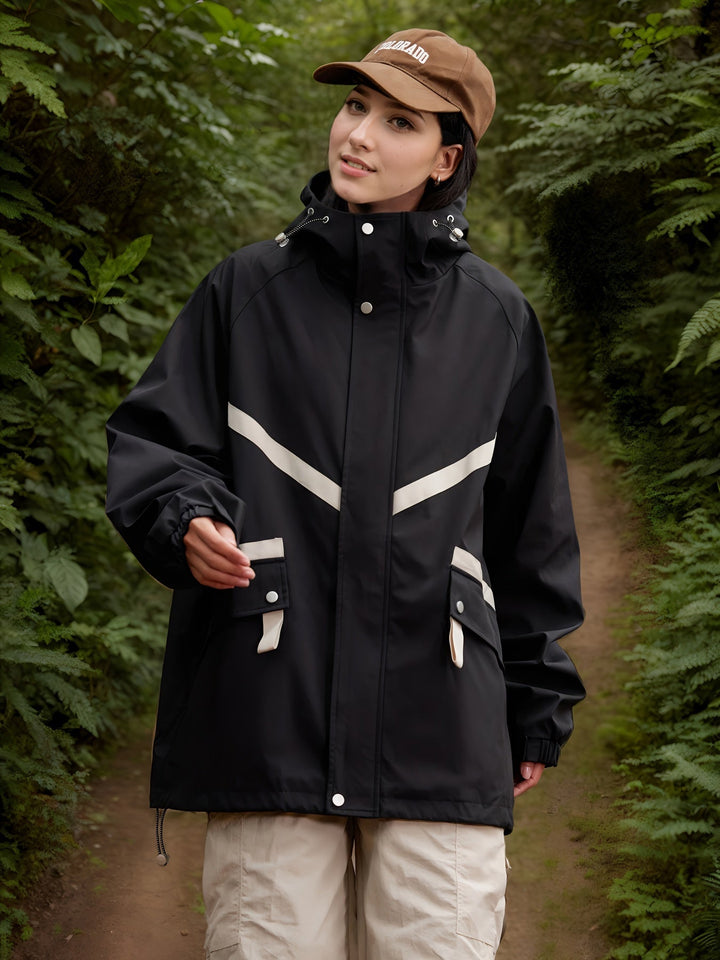 Drune | Leichte Wasserdichte Jacke mit Kapuze