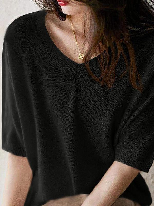 Drune | Luxurious soft cashmere V-neck sweater for women