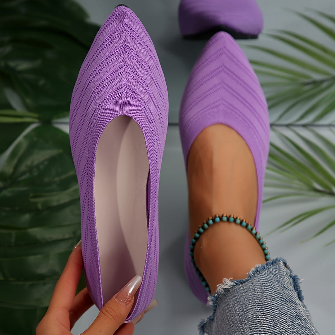 Drune | Ballerinas für Damen Slip On Atmungsaktive Wohnungen