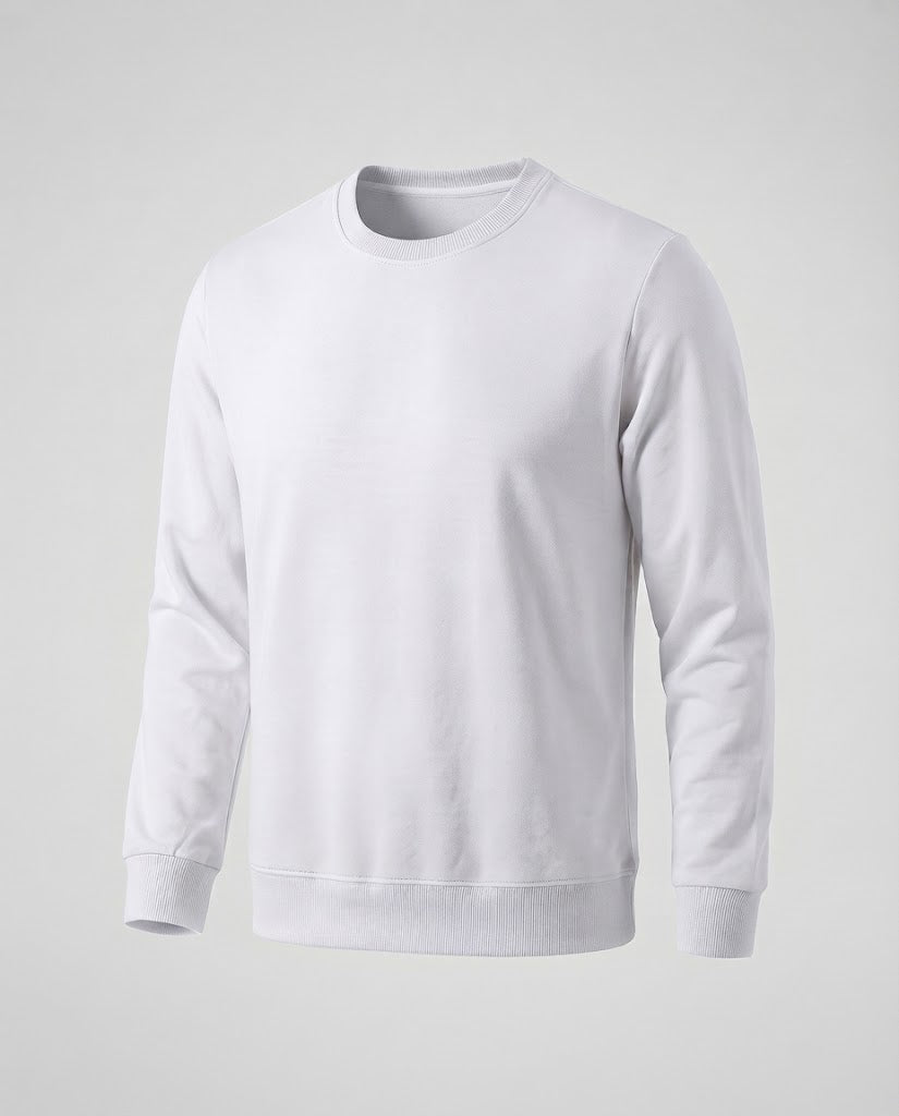 Herren Rundhals‑Sweatshirt aus Baumwollmix in Oversize‑Passform mit gerippten Bündchen Drune
