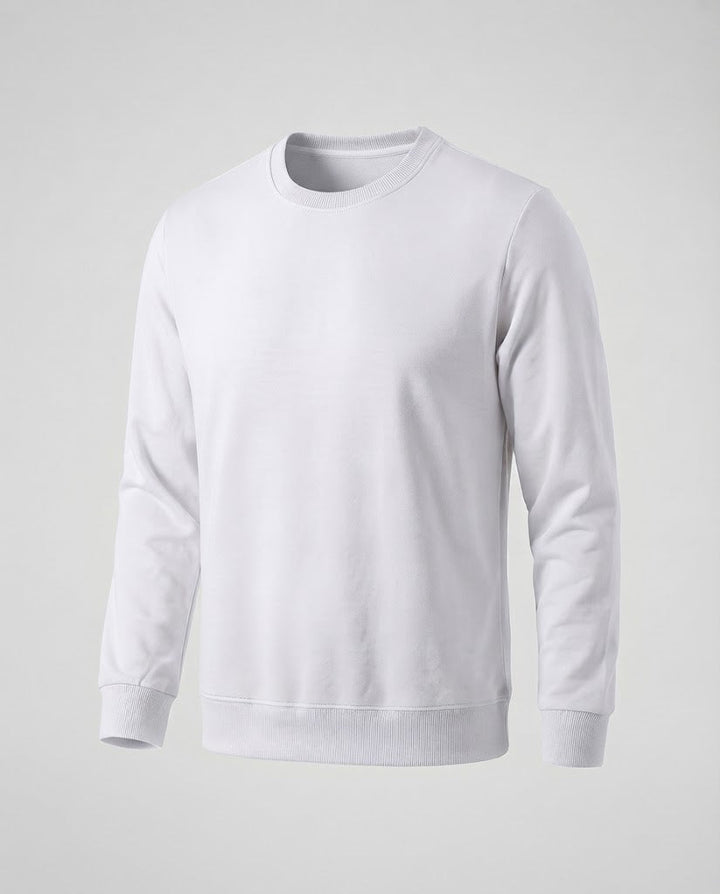 Herren Rundhals‑Sweatshirt aus Baumwollmix in Oversize‑Passform mit gerippten Bündchen Drune