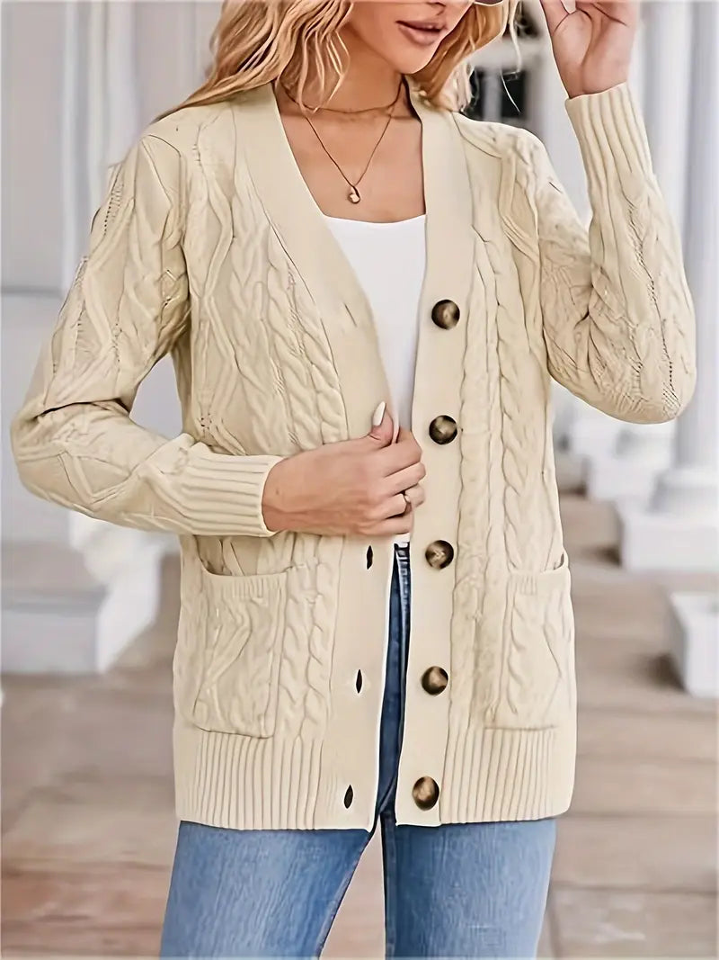 Drune | Klassische Strickjacke