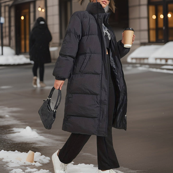 Drune | lange damen-pufferjacke