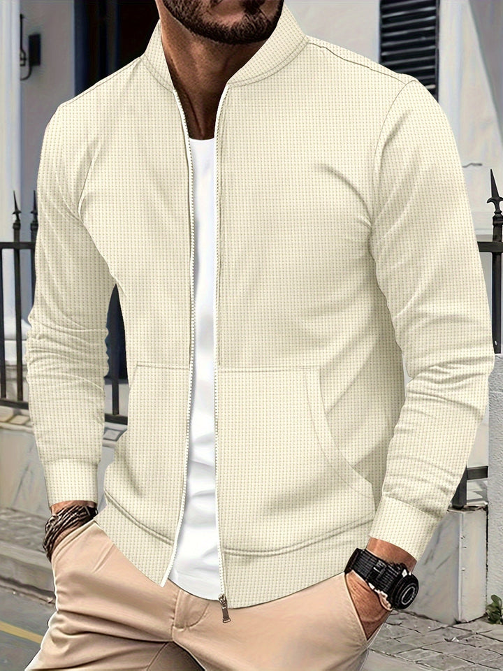 Drune | Elegante Jacke mit Reißverschluss Baumwollmischung Stilvoll und Bequem