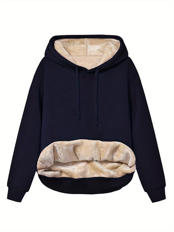 Drune | Fleece Pullover Hoodie mit Kapuze für Damen - Perfekt für Outdoor-Aktivitäten
