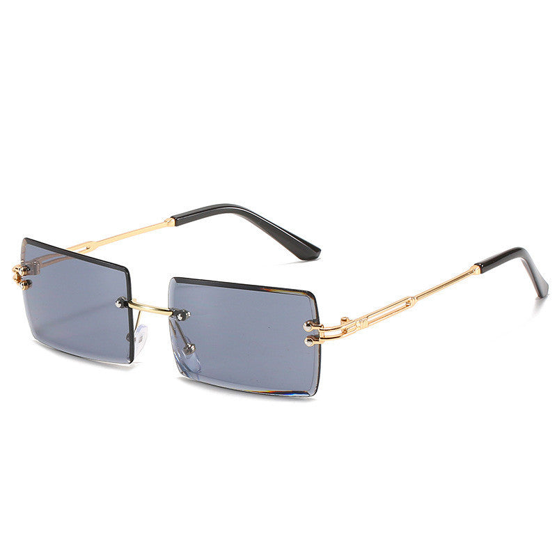 Drune | Modische Rechteckige Sonnenbrille Im Retro Stil