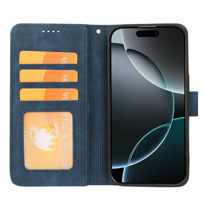 Drune | Apple kleine runde Schnalle Flip Handyhülle