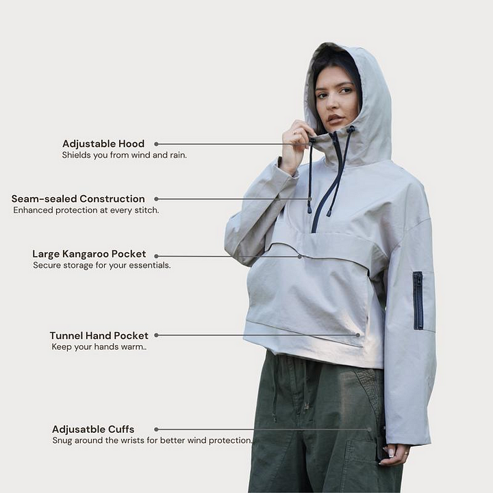 Drune | Damen 3-In-1 Wasserdichte Jacke für Outdoor-Abenteuer