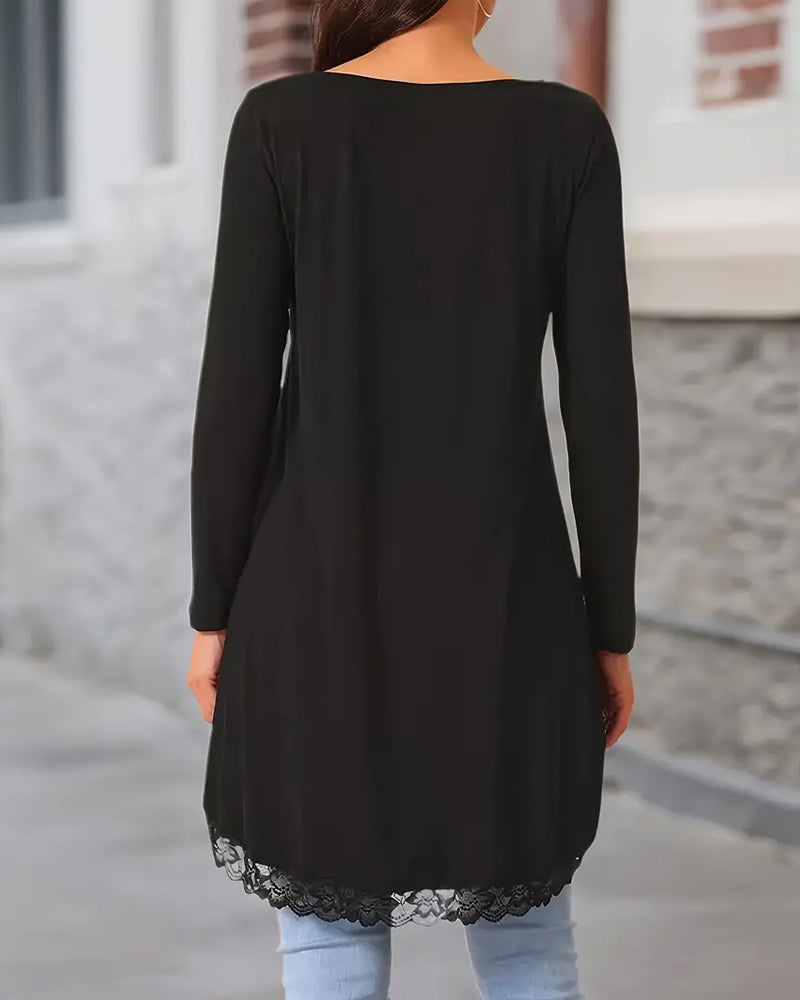 Drune | Langärmliges Oberteil mit Mesh Patchwork