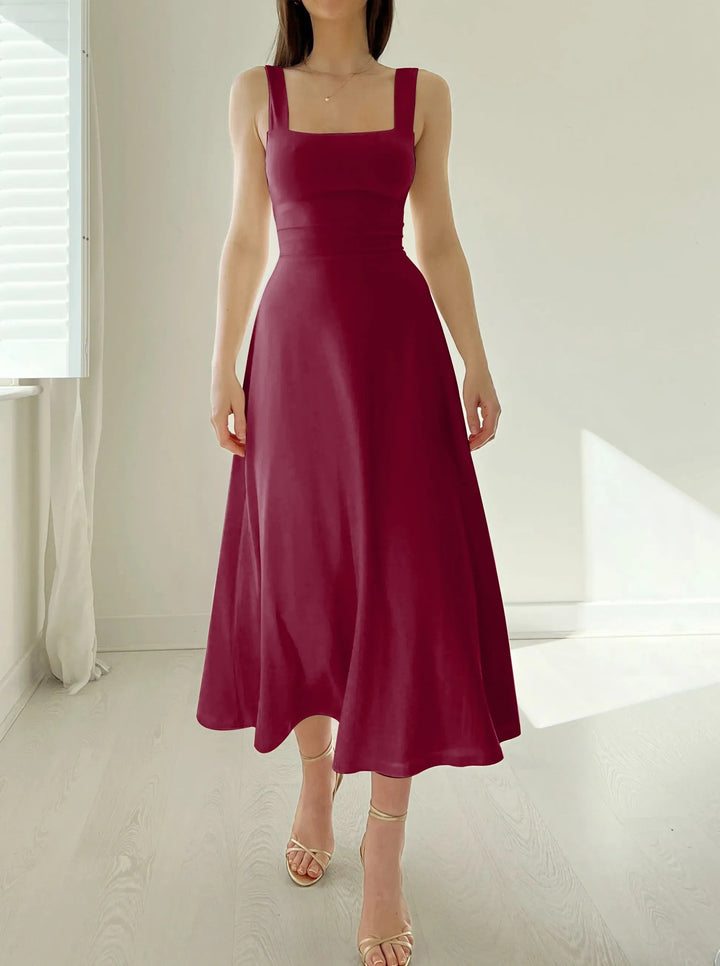Drune | Dickriemen Midi Kleid