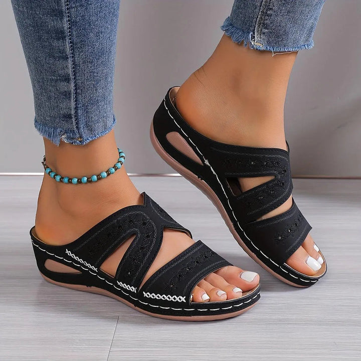 Drune | Sandalen Sommer Bequem Solid Sohle Perfekt für Warme Tage