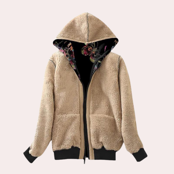Drune | Warme Winter Kapuzenjacke für Damen