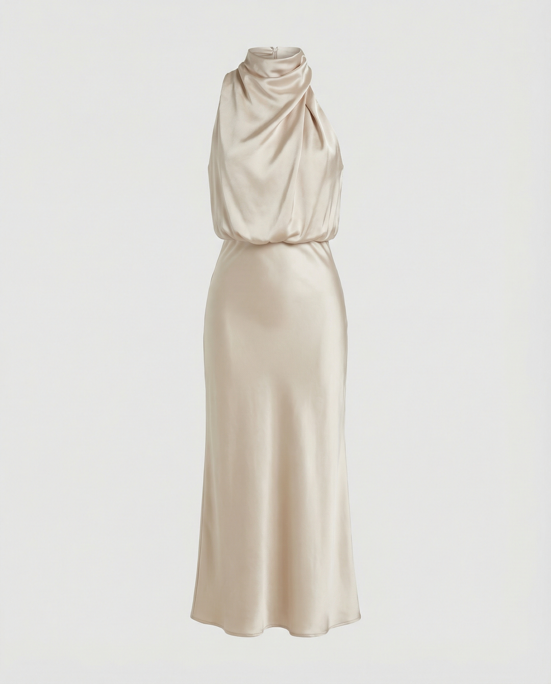 Glänzendes Langes Abendkleid mit Elegantem Schnitt | Drune