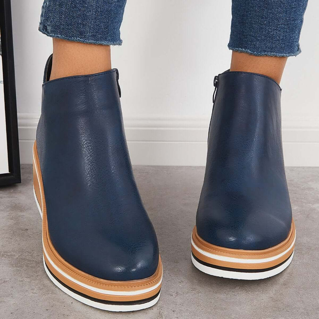 Drune | Stiefelette mit Seitenreißverschluss