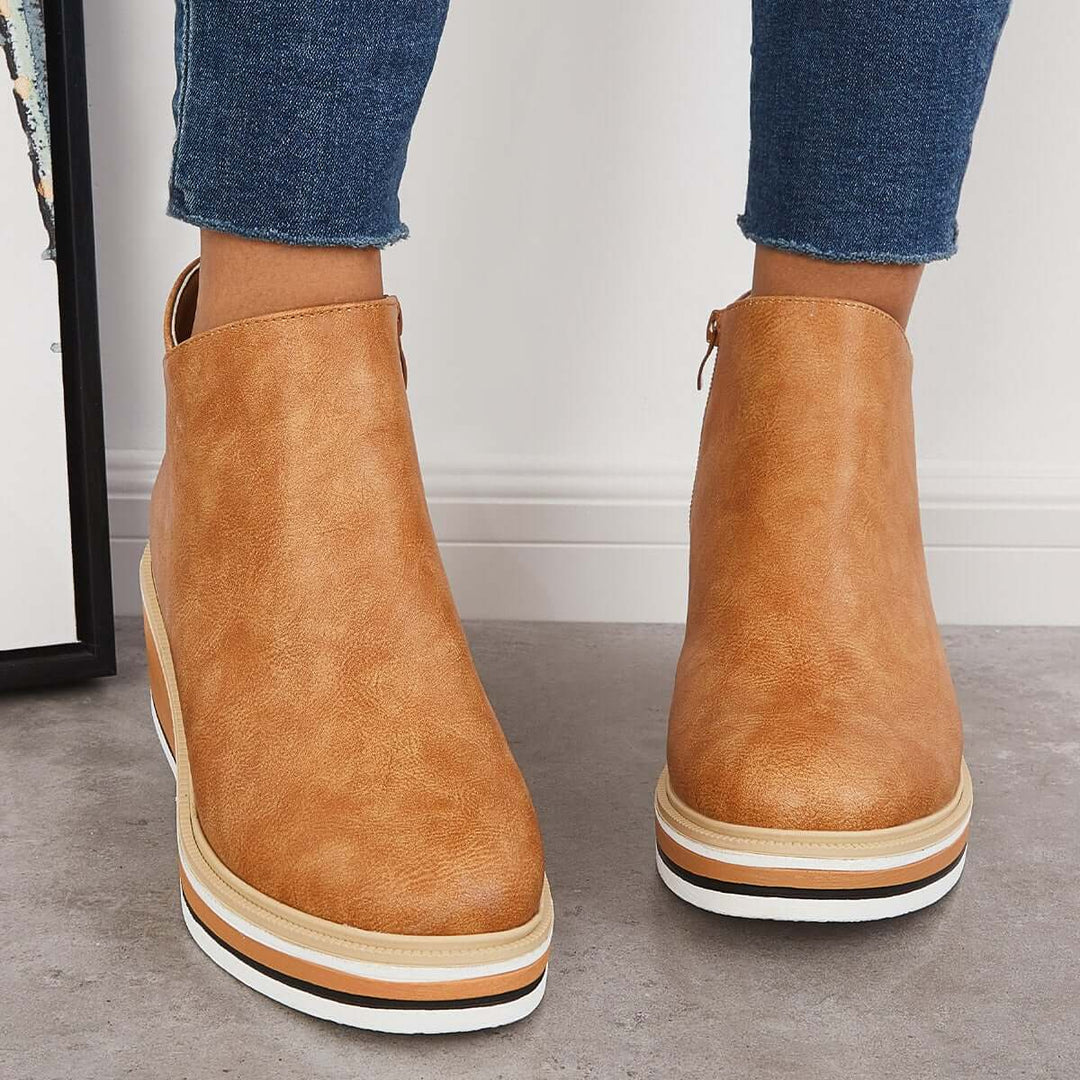 Drune | Stiefelette mit Seitenreißverschluss