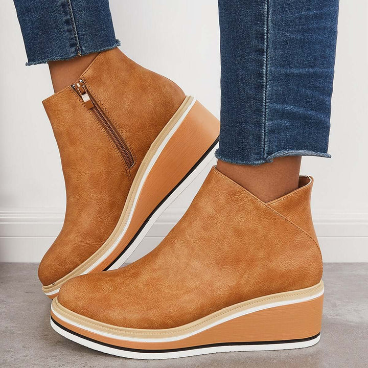 Drune | Stiefelette mit Seitenreißverschluss