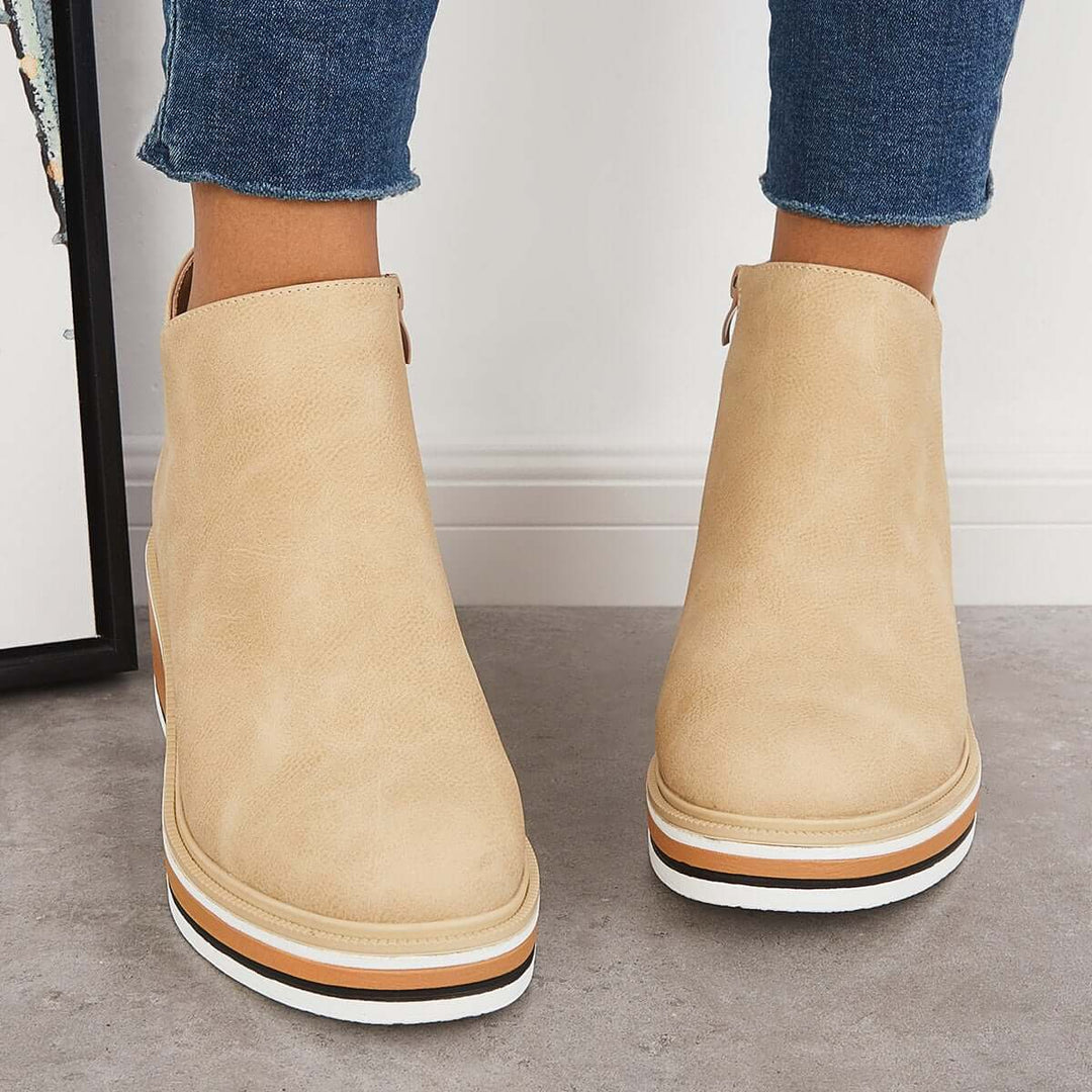Drune | Stiefelette mit Seitenreißverschluss