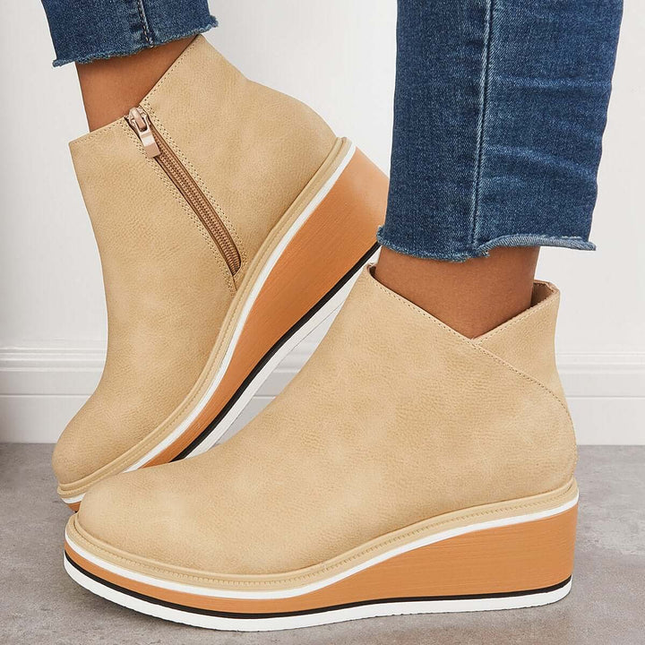 Drune | Stiefelette mit Seitenreißverschluss