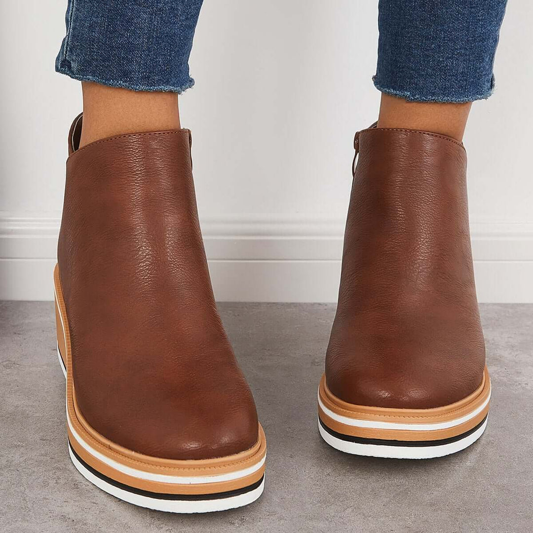 Drune | Stiefelette mit Seitenreißverschluss