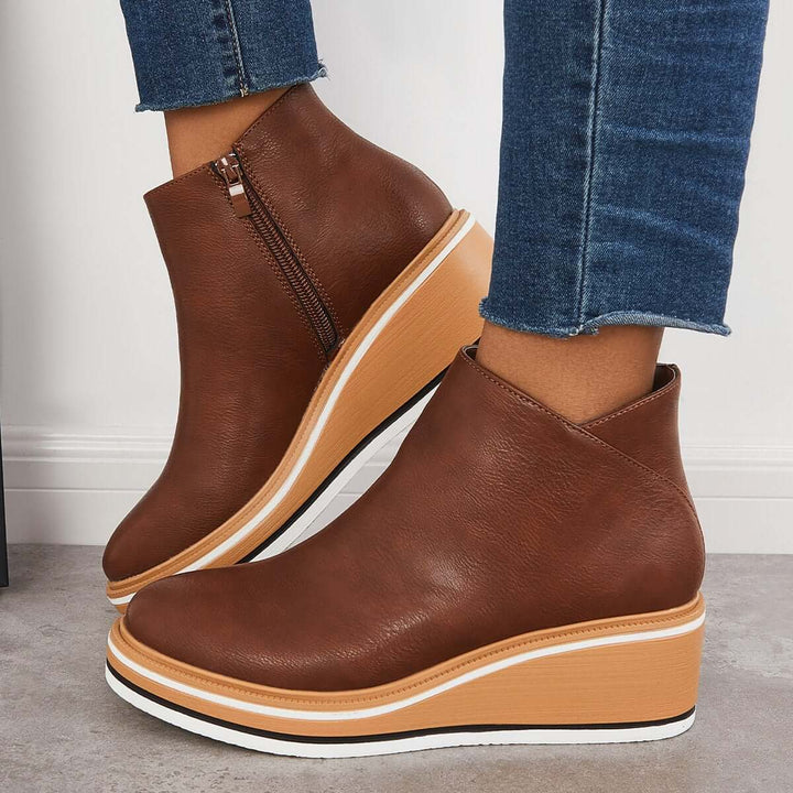 Drune | Stiefelette mit Seitenreißverschluss