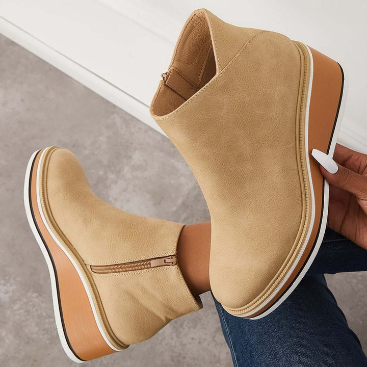 Drune | Stiefelette mit Seitenreißverschluss