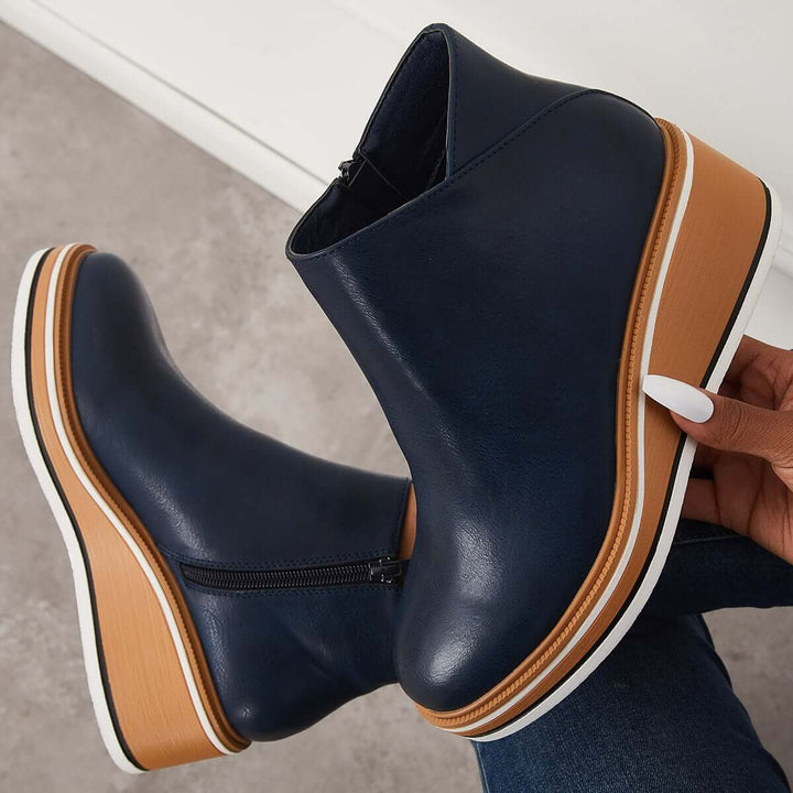 Drune | Stiefelette mit Seitenreißverschluss