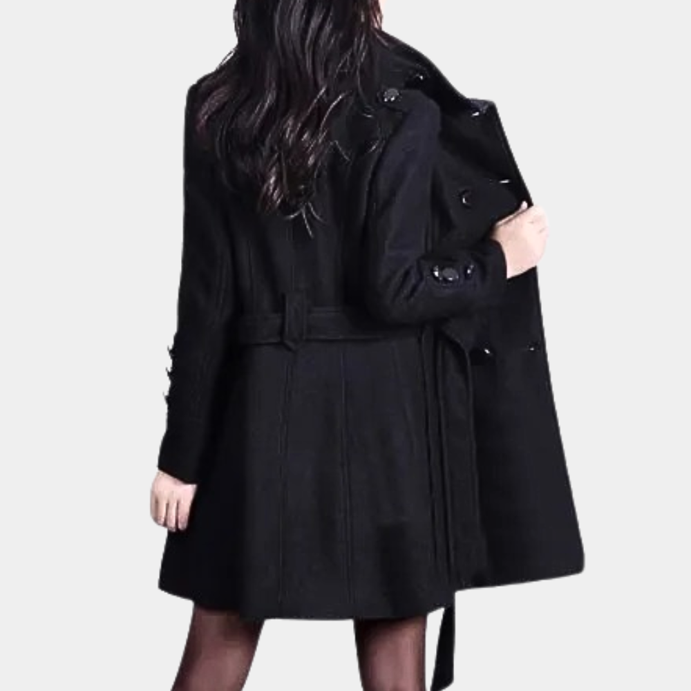Drune | Eleganter Wintergürtel-Mantel für Damen