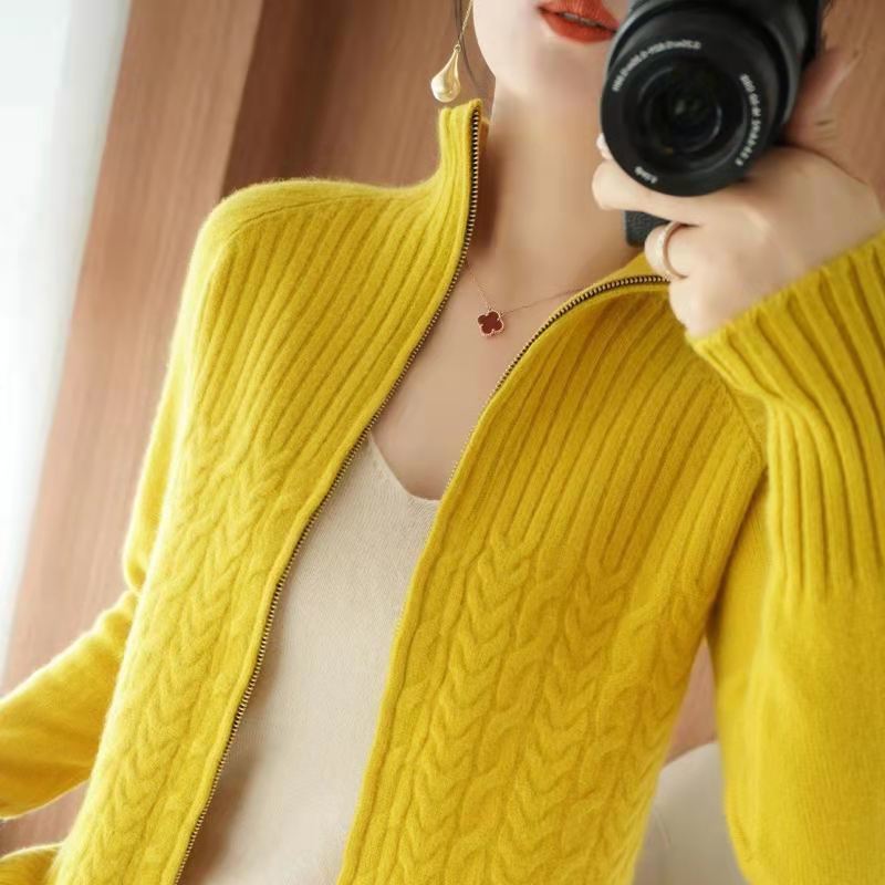 Drune | Damen-Cardigan Aus Kaschmir mit Schickem Kordelzug