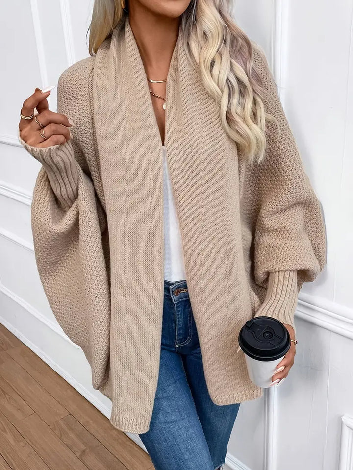 Drune | Lässige Oversized Gestrickte Weste Für Damen