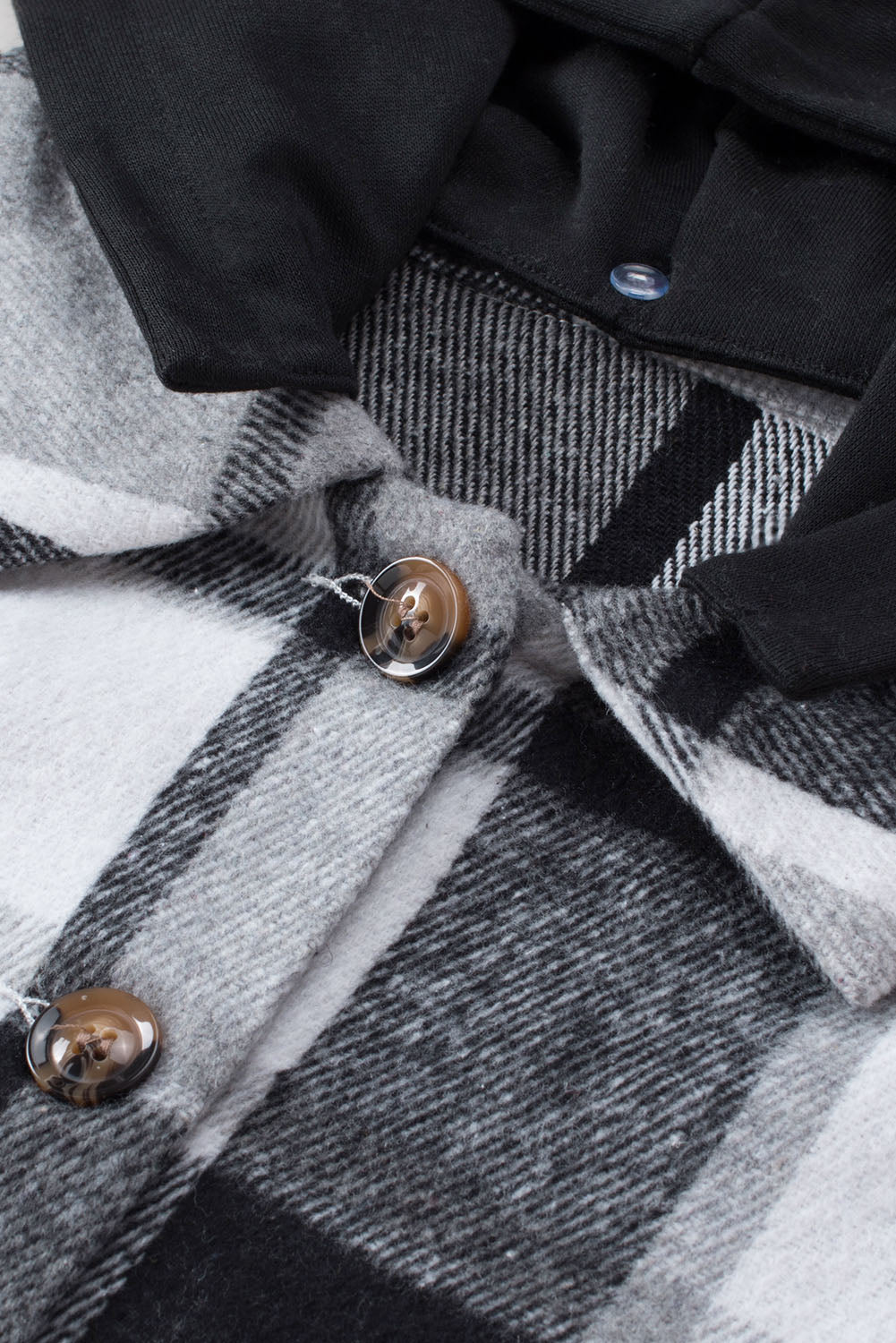Drune | Gitter Oversized Jacke mit Kapuze Lässiger Komfort Warm und Trendy