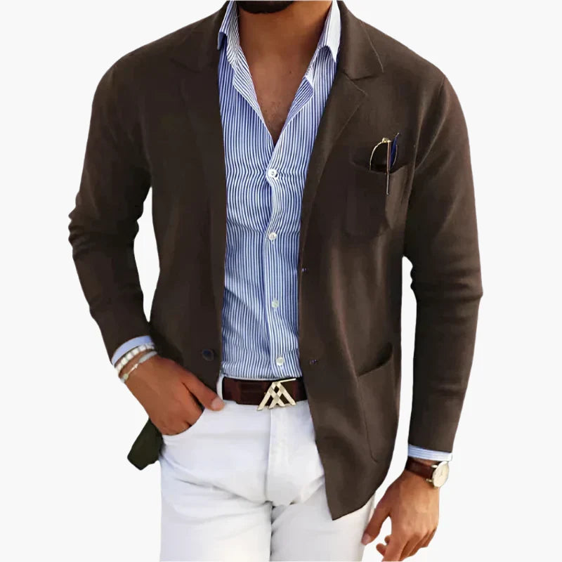 Drune | Blazer Klassisch Elegant Business Freizeitjacke - Stilvoll für Büro und Alltag