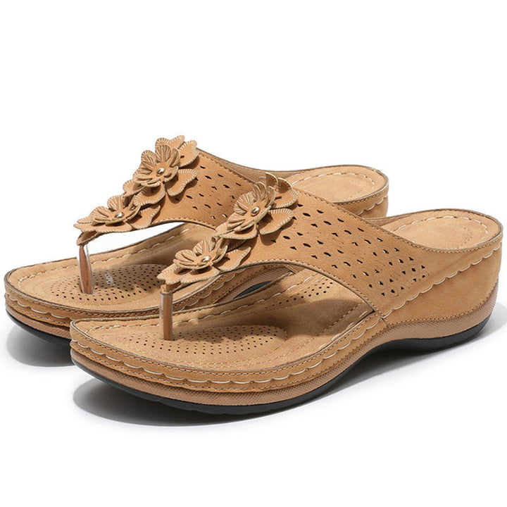 Drune | Atmungsaktive Freizeitschuhe Mit Runder Kappe Und Fischgrätenmuster Blume