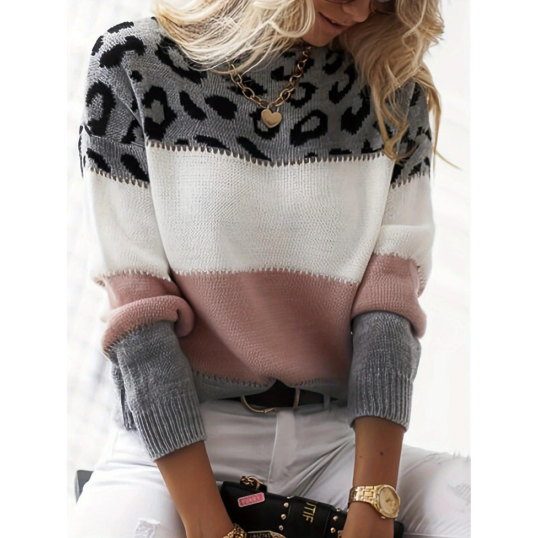 Drune - Strickpullover Mit Leopardenmuster