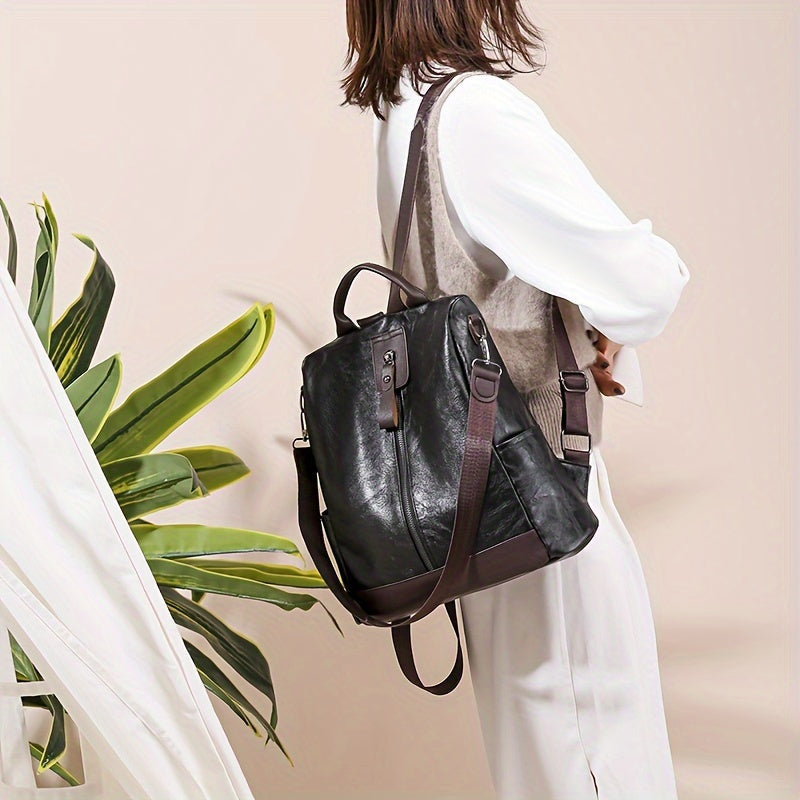 Drune | Diebstahlsicherer Damen Rucksack Vegan Anti-Diebstahl City-Backpack