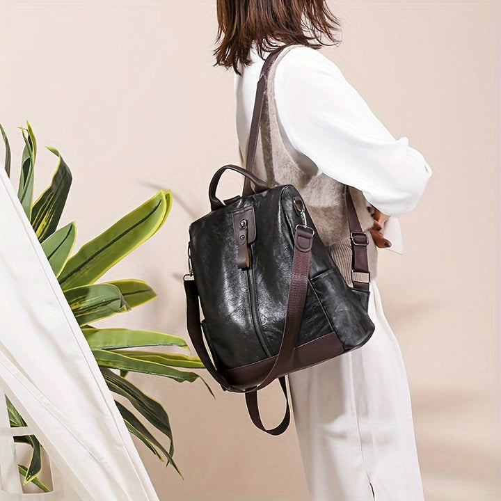 Drune | Diebstahlsicherer Damen Rucksack Vegan Anti-Diebstahl City-Backpack