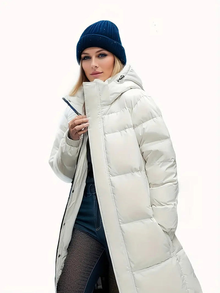 Drune | Damen Langer Winter Daunenmantel
