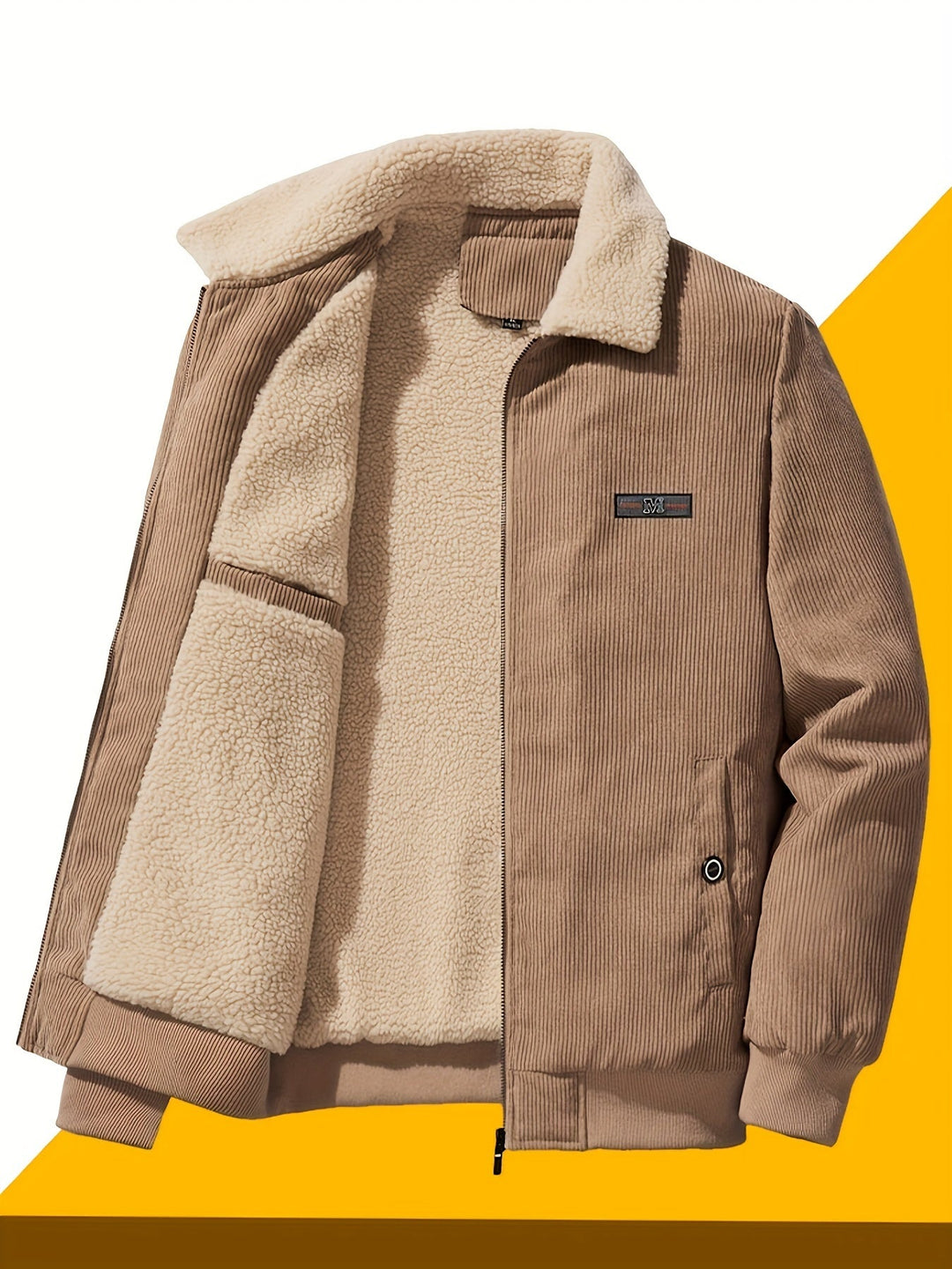 Drune | Retro-stil lässige Herren-Winterjacke aus atmungsaktiver Baumwolle - Perfekt für den täglichen Gebrauch