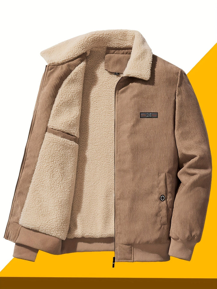 Drune | Retro-stil lässige Herren-Winterjacke aus atmungsaktiver Baumwolle - Perfekt für den täglichen Gebrauch