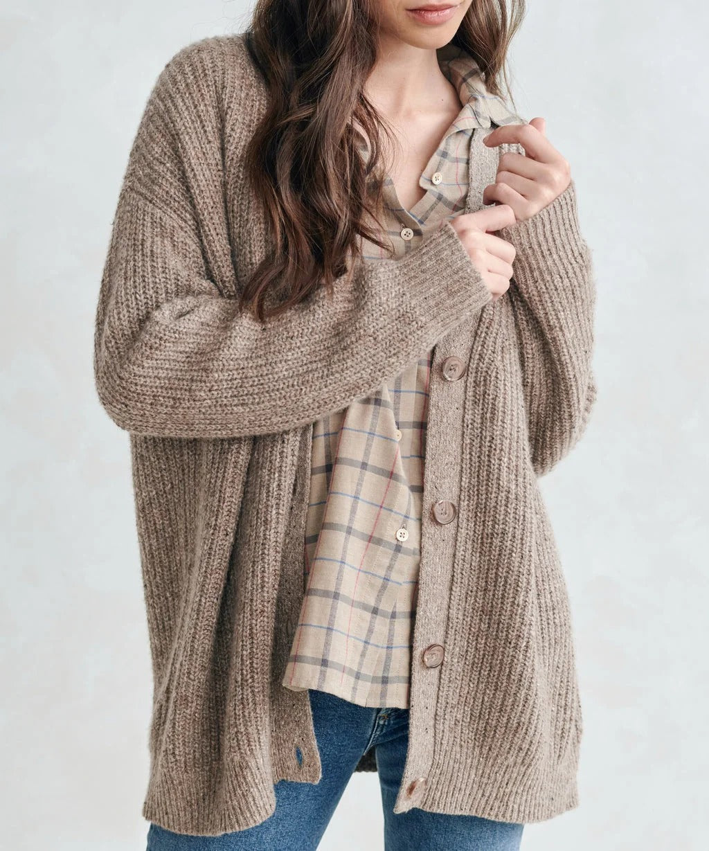 Drune | Kaschmir Cocoon Strickjacke