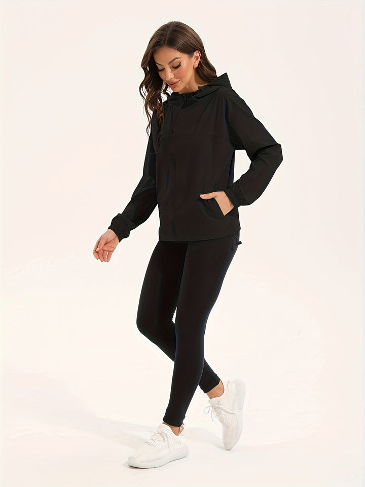 Drune | Wasserdichte Leichte Sportjacke Mit Kapuze