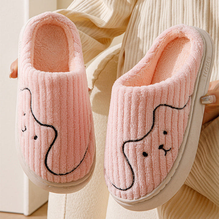 Drune | Pantoffeln - Damen Hausschuhe mit süßem Tiermotiv und weichem Futter